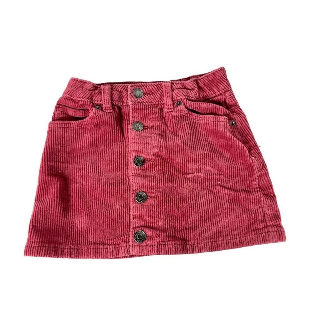 Cat & Jack Corduroy Adjustable Waist Skirt XS 4/5 Mauve